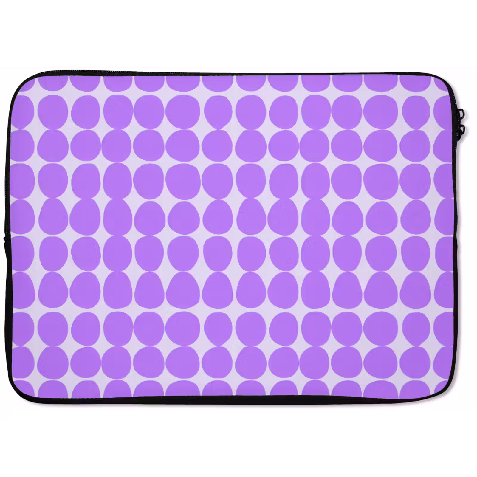 Laptop hülle - Lila – Geometrisch – Punkte – Polka Dot – Muster — 1
