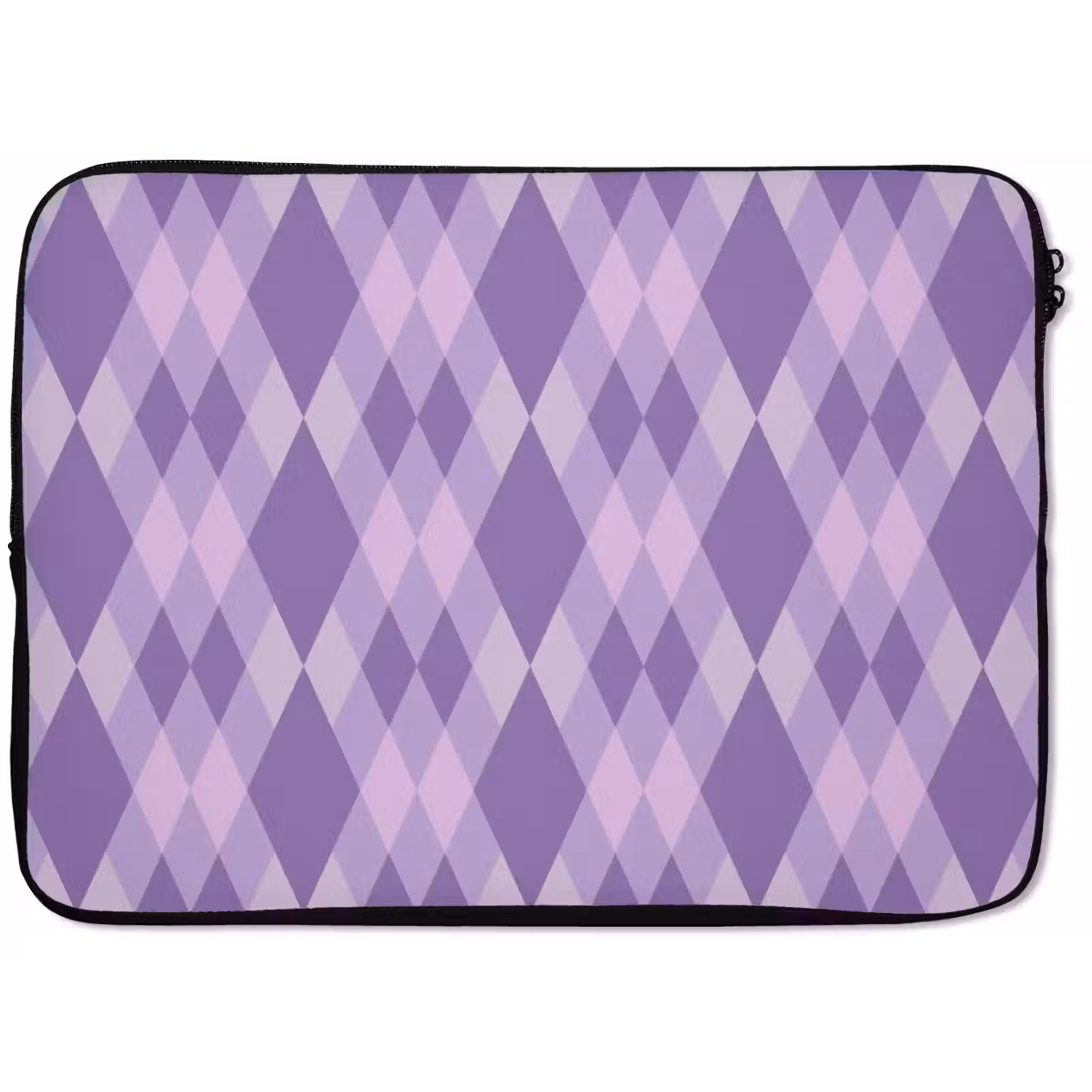 Laptop hülle - Lila – Geometrisch – Rauten – Argyle – Muster — 1