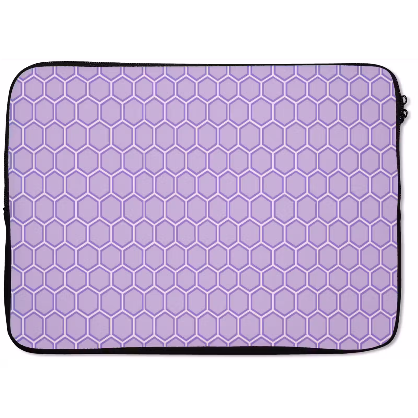 Laptop hülle - Lila – Geometrisch – Wabenmuster – Bienenwabe – Muster — 1