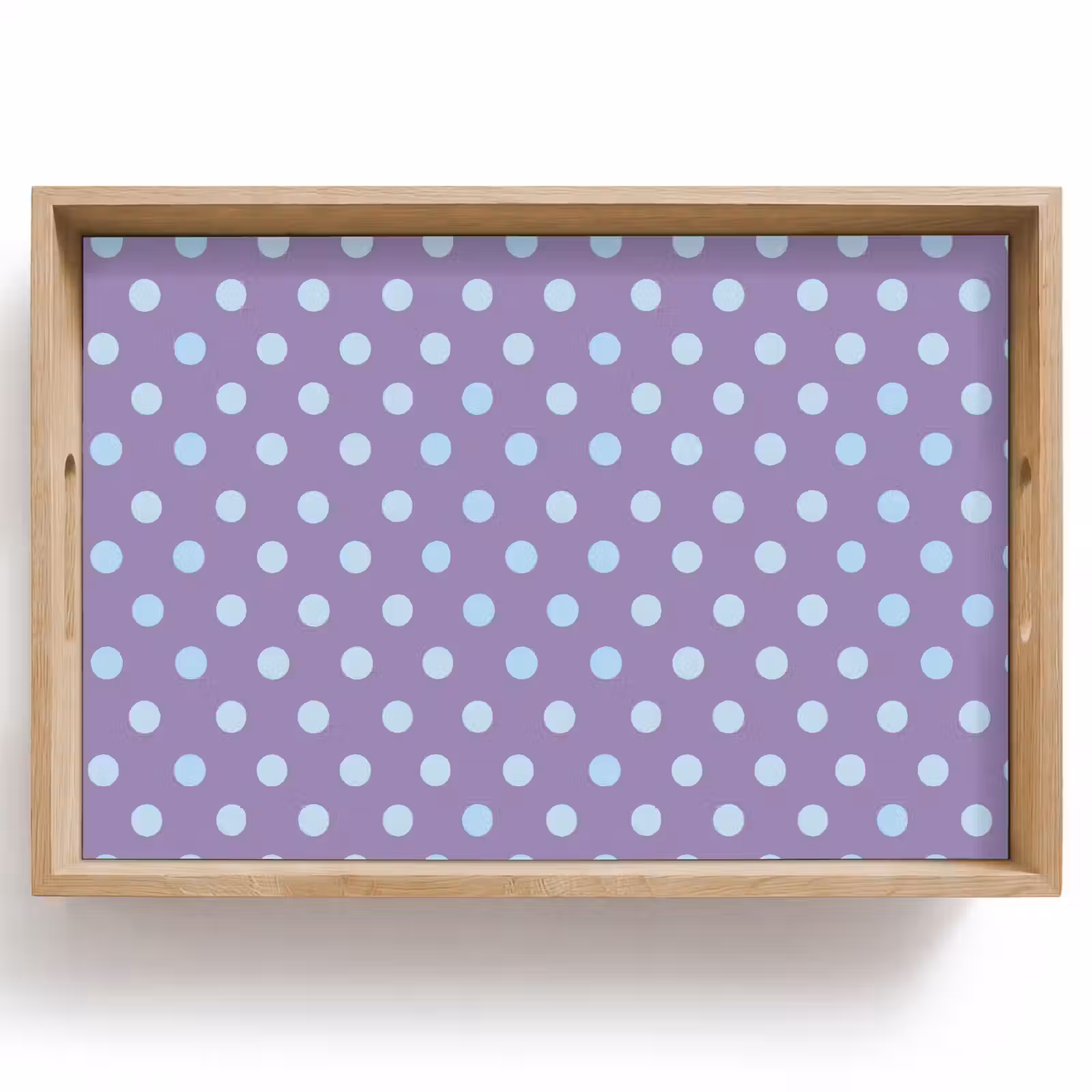 Tablett - Lila – Blau – Geometrisch – Punkte – Polka Dot – Muster — 1