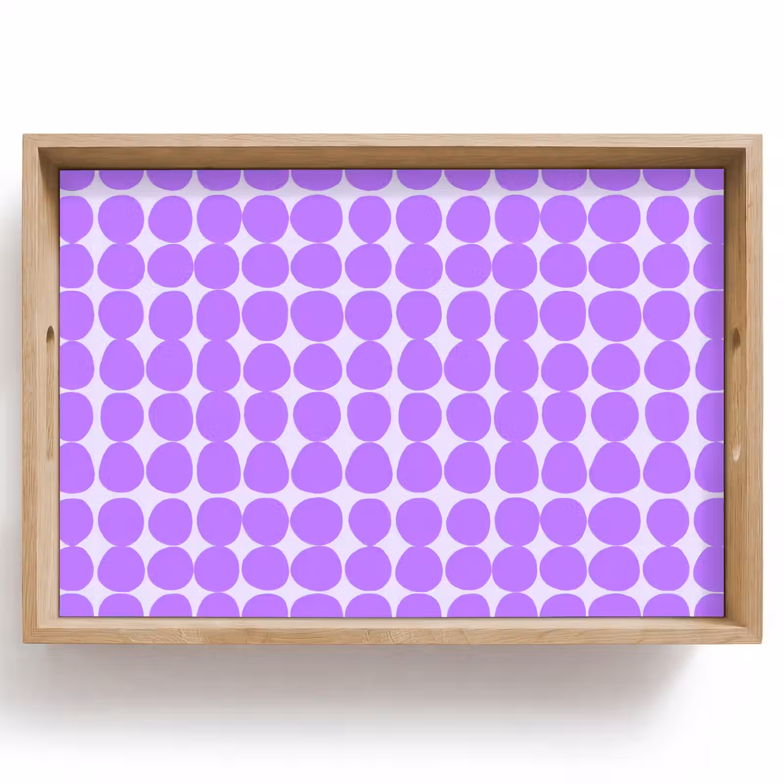 Tablett - Lila – Geometrisch – Punkte – Polka Dot – Muster — 1
