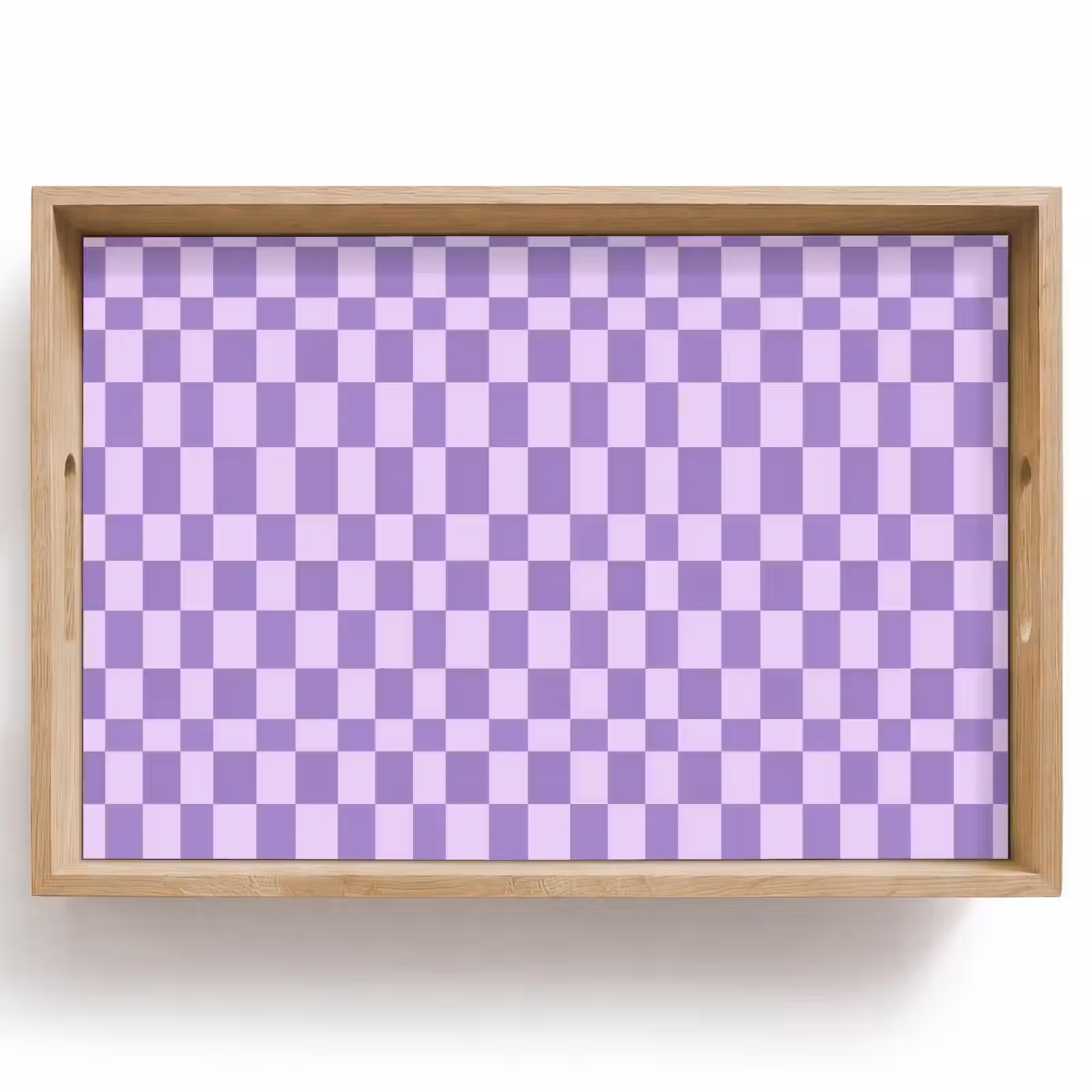 Tablett - Lila – Geometrisch – Schachbrettmuster – Blöcke – Muster — 1