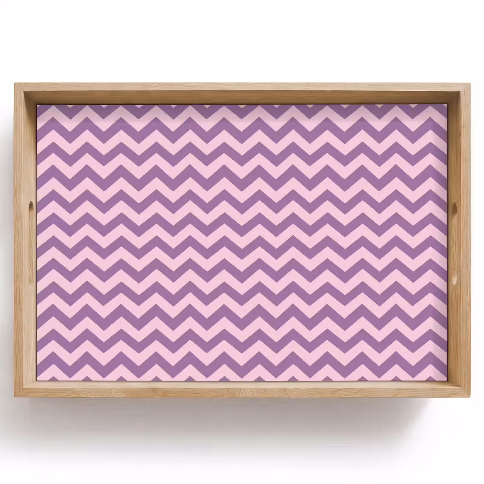 Tablett - Lila – Rosa – Geometrisch – Chevron – Zickzack – Muster — 1