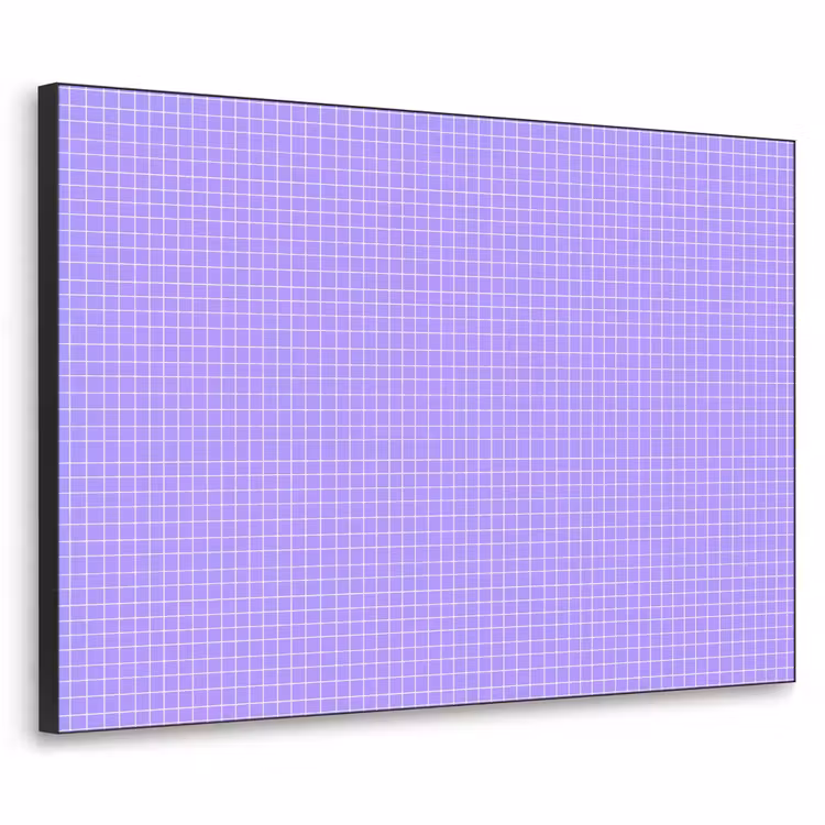 Art Frame - Lila – Geometrisch – Raster – Minimalistisch – Muster — 1