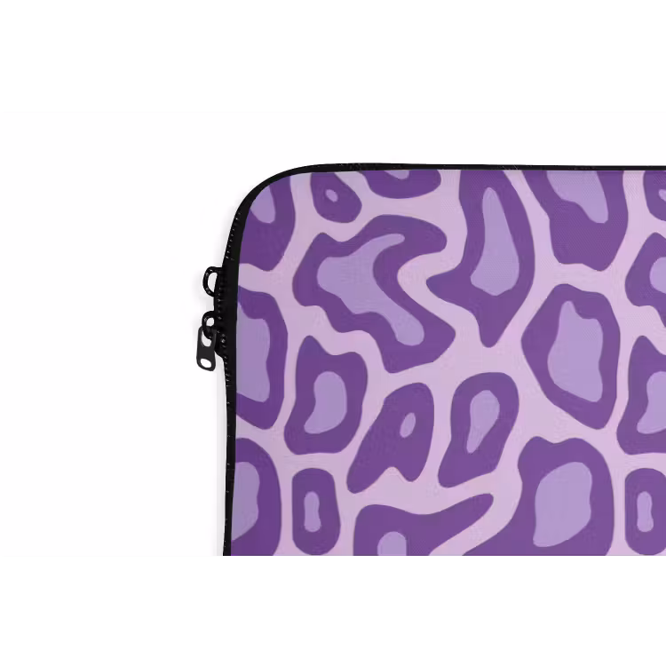 Laptop hülle - Lila – Abstrakt – Leopard – Flecken – Groovy – Muster — 5