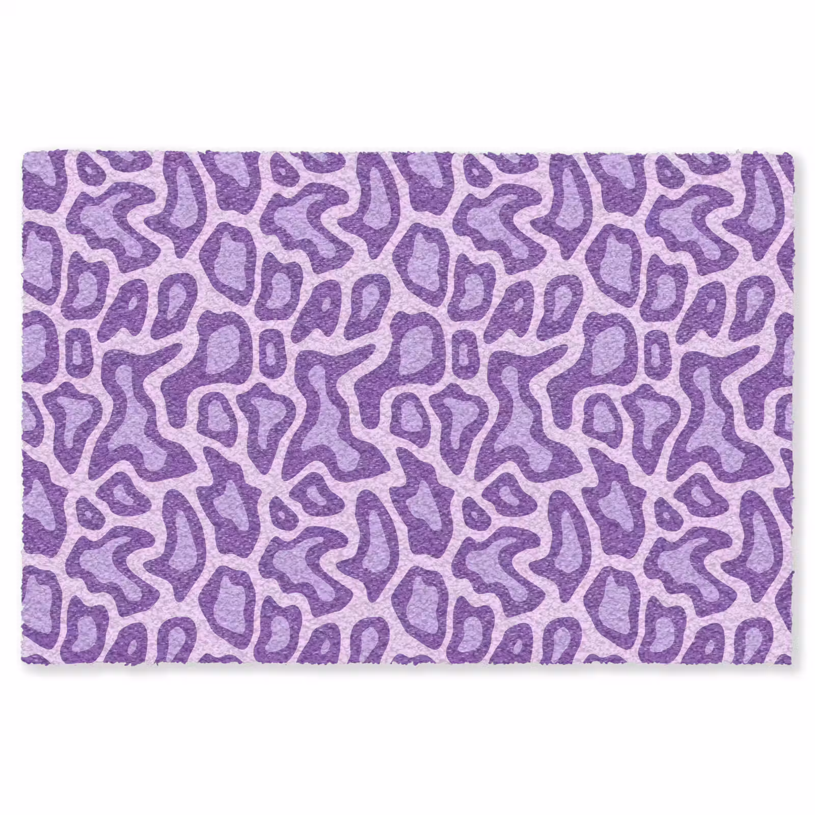 Teppich - Lila – Abstrakt – Leopard – Flecken – Groovy – Muster — 1