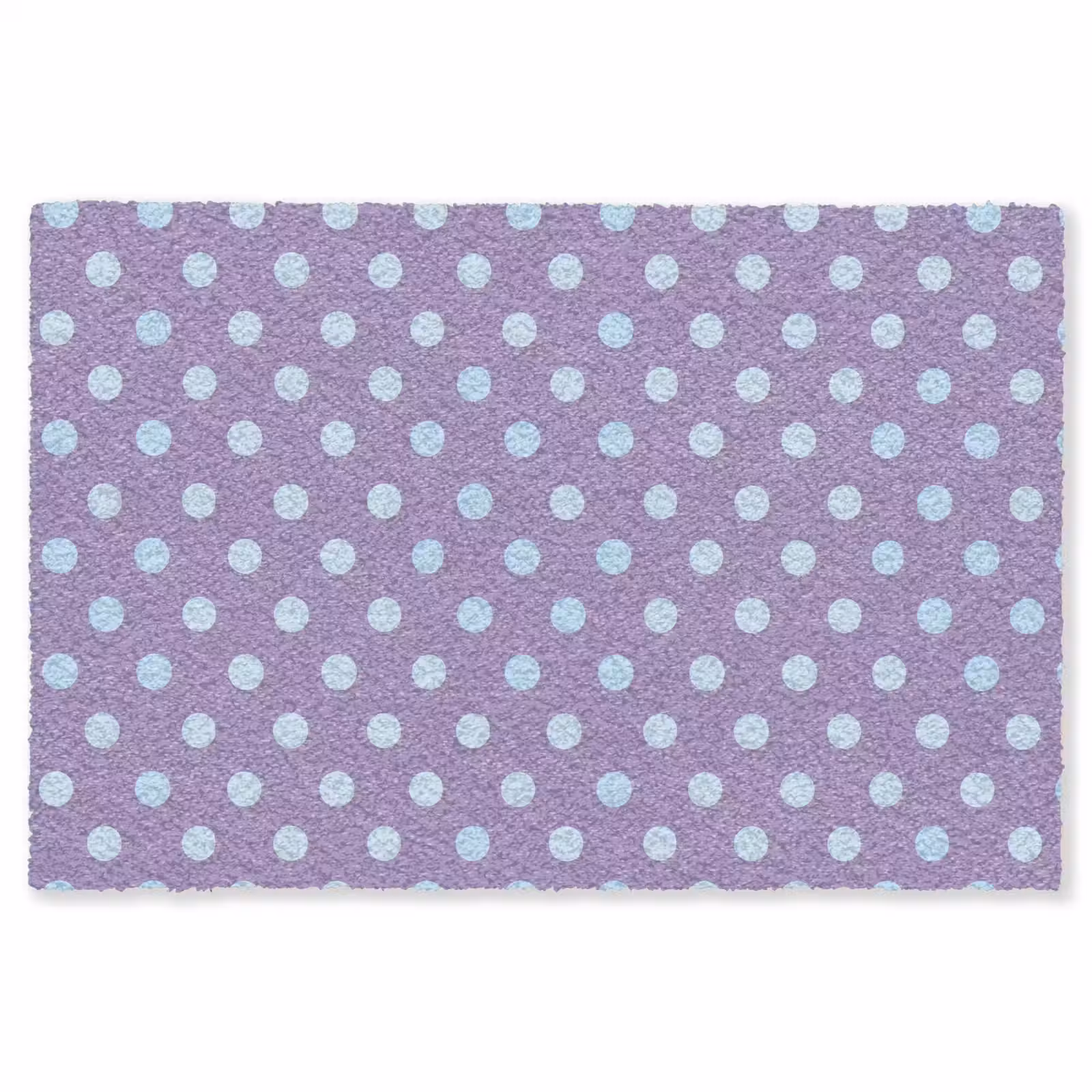 Teppich - Lila – Blau – Geometrisch – Punkte – Polka Dot – Muster — 1