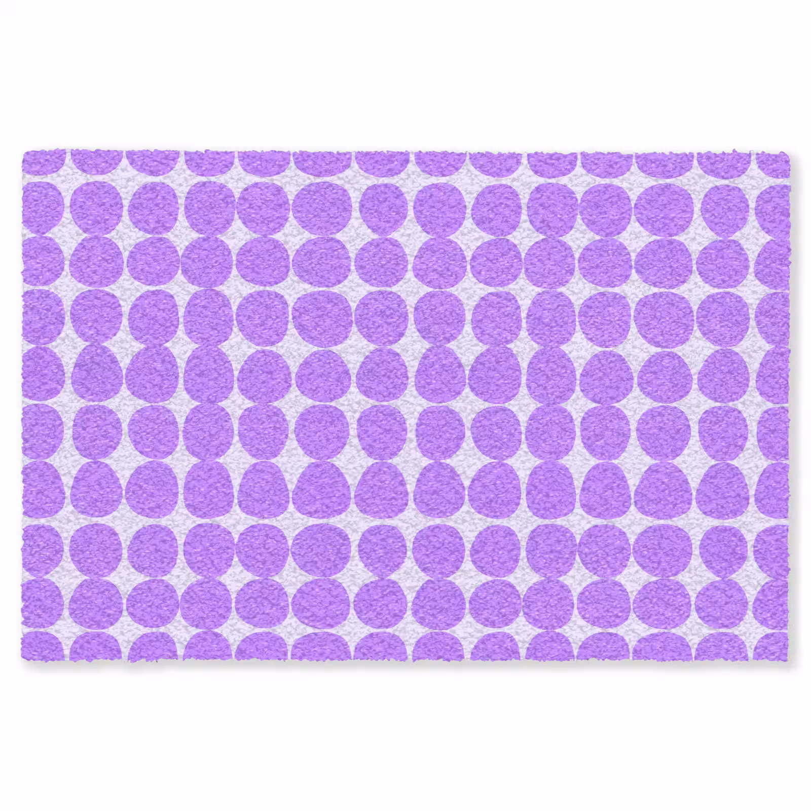 Teppich - Lila – Geometrisch – Punkte – Polka Dot – Muster — 1