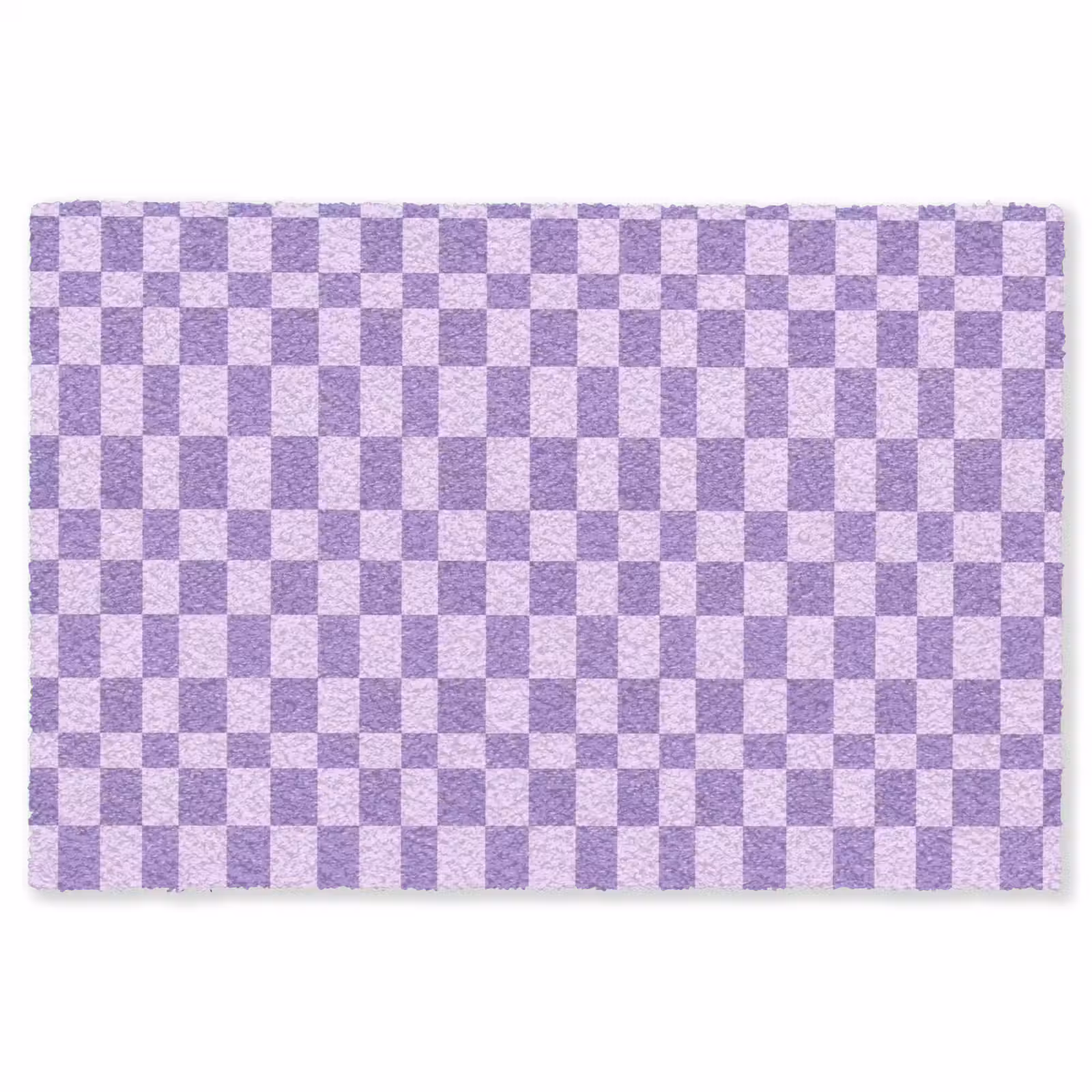 Teppich - Lila – Geometrisch – Schachbrettmuster – Blöcke – Muster — 1