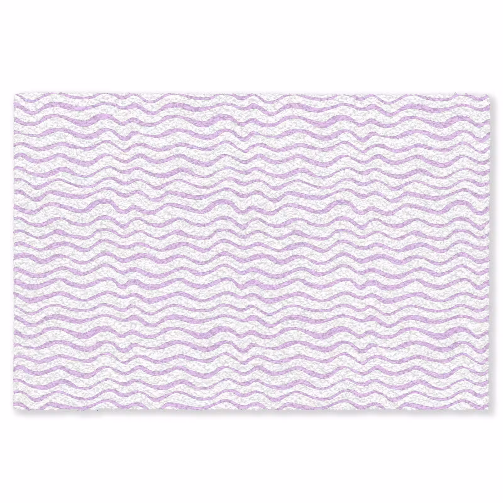 Teppich - Lila – Geometrisch – Wellen – Linien – Muster — 1