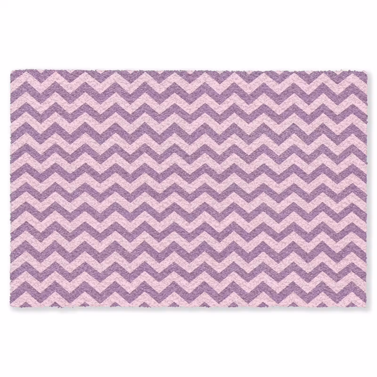 Teppich - Lila – Rosa – Geometrisch – Chevron – Zickzack – Muster — 1