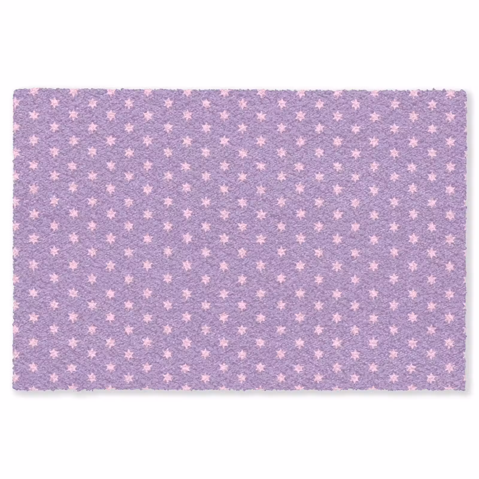 Teppich - Lila – Rosa – Sterne – Geometrisch – Muster — 1