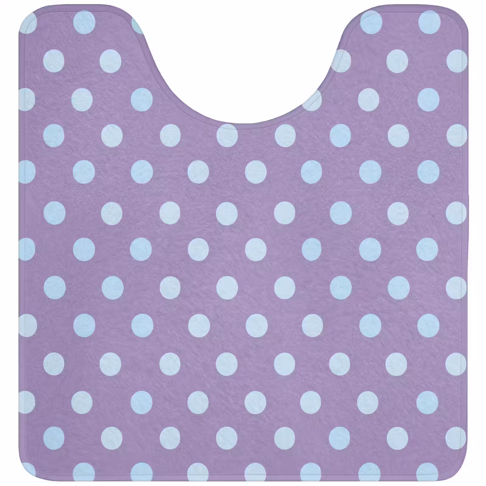 WC Vorleger - Lila – Blau – Geometrisch – Punkte – Polka Dot – Muster — 1