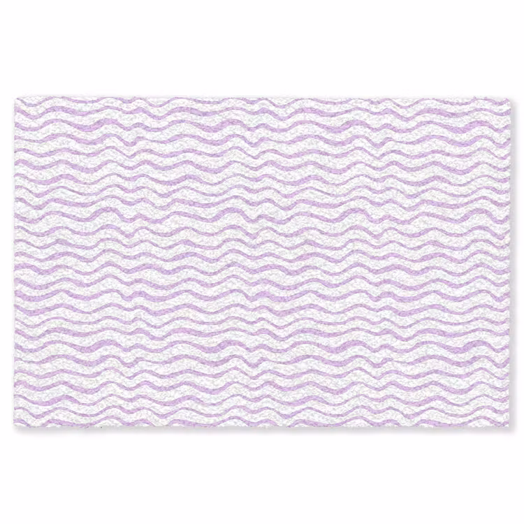 Teppich - Lila – Geometrisch – Wellen – Linien – Muster — 1
