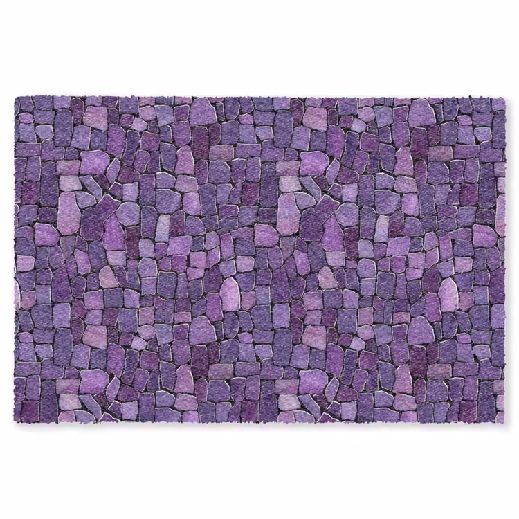 Teppich - Lila – Mosaik – Scherben – Stein – Muster — 1