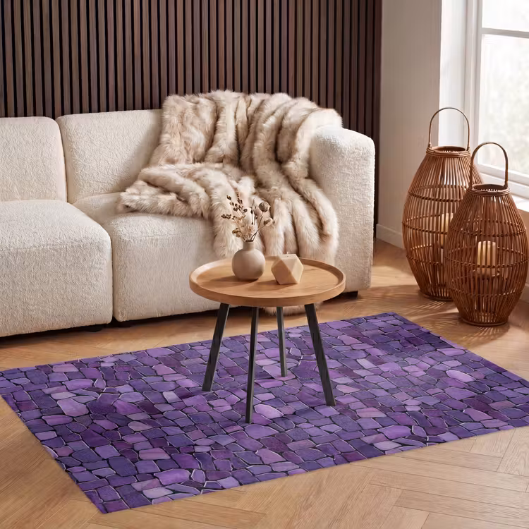 Teppich - Lila – Mosaik – Scherben – Stein – Muster — 3