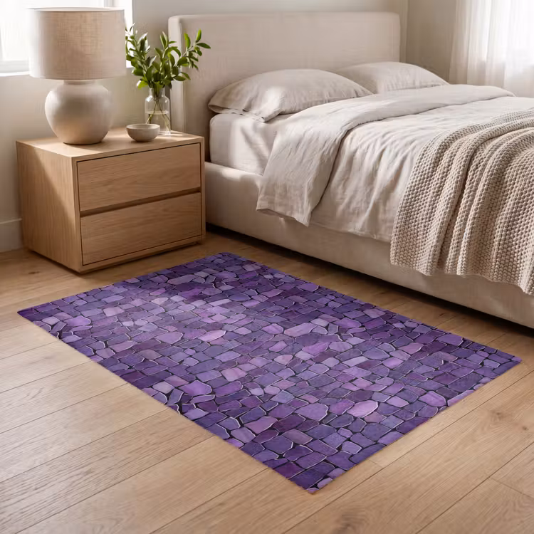Teppich - Lila – Mosaik – Scherben – Stein – Muster — 5