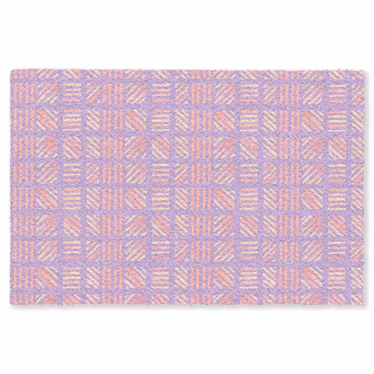 Teppich - Lila – Rosa – Geometrisch – Streifen – Blöcke – Muster — 1