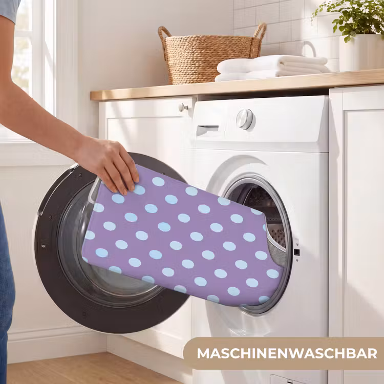 WC Vorleger - Lila – Blau – Geometrisch – Punkte – Polka Dot – Muster — 7