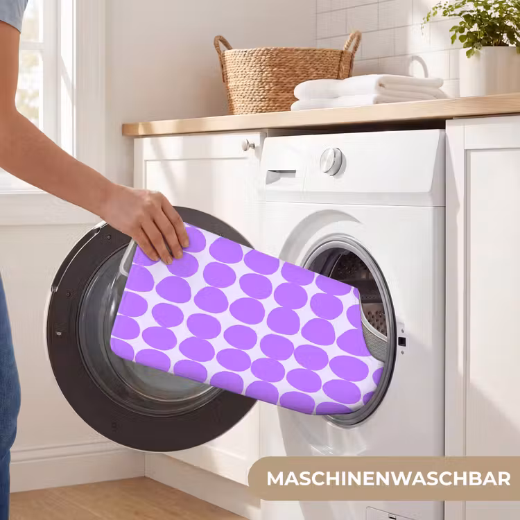 WC Vorleger - Lila – Geometrisch – Punkte – Polka Dot – Muster — 7