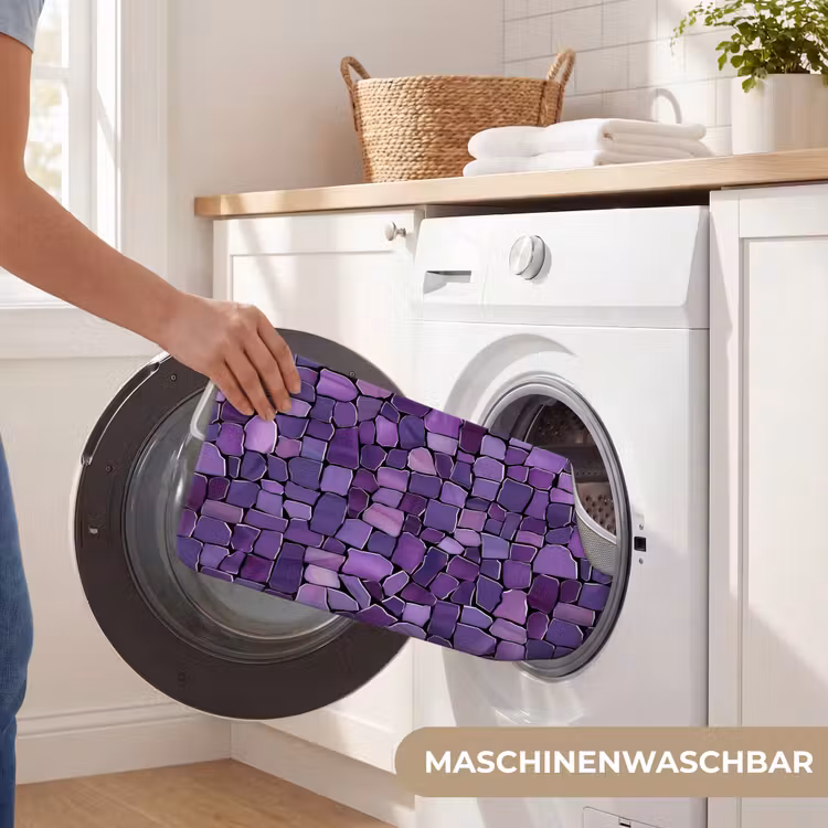 WC Vorleger - Lila – Mosaik – Scherben – Stein – Muster — 7