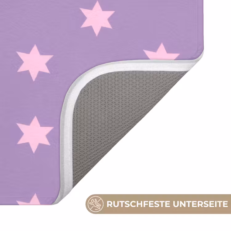 WC Vorleger - Lila – Rosa – Sterne – Geometrisch – Muster — 3