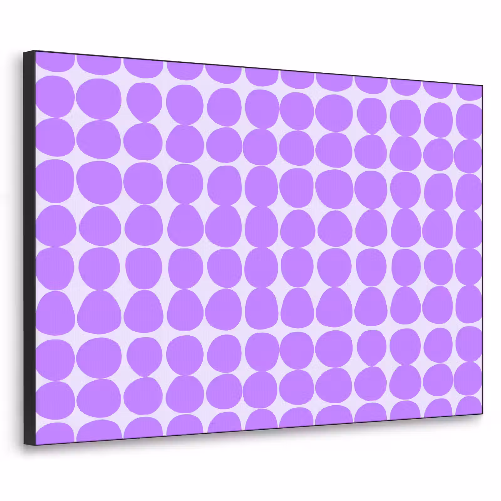 Art Frame - Lila – Geometrisch – Punkte – Polka Dot – Muster — 1