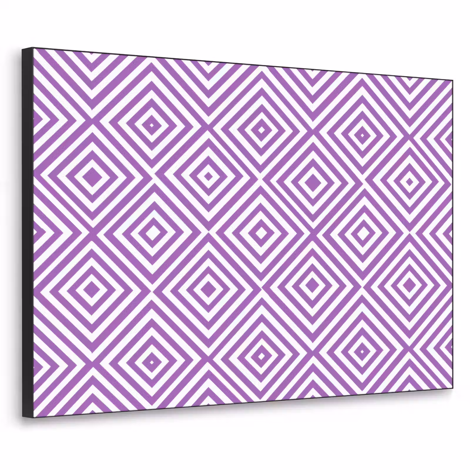 Art Frame - Lila – Geometrisch – Rauten – Konzentrisch – Muster — 1