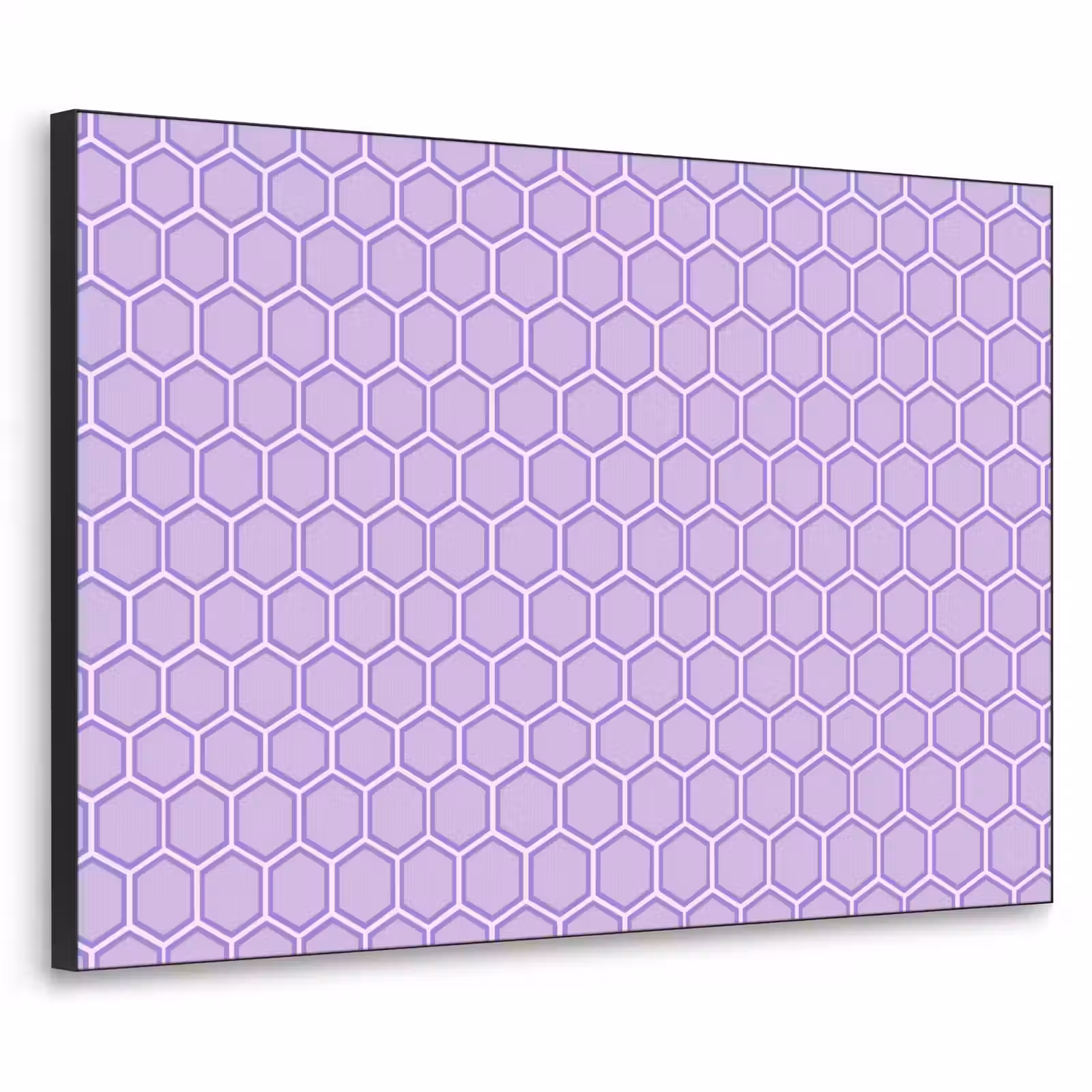 Art Frame - Lila – Geometrisch – Wabenmuster – Bienenwabe – Muster — 1