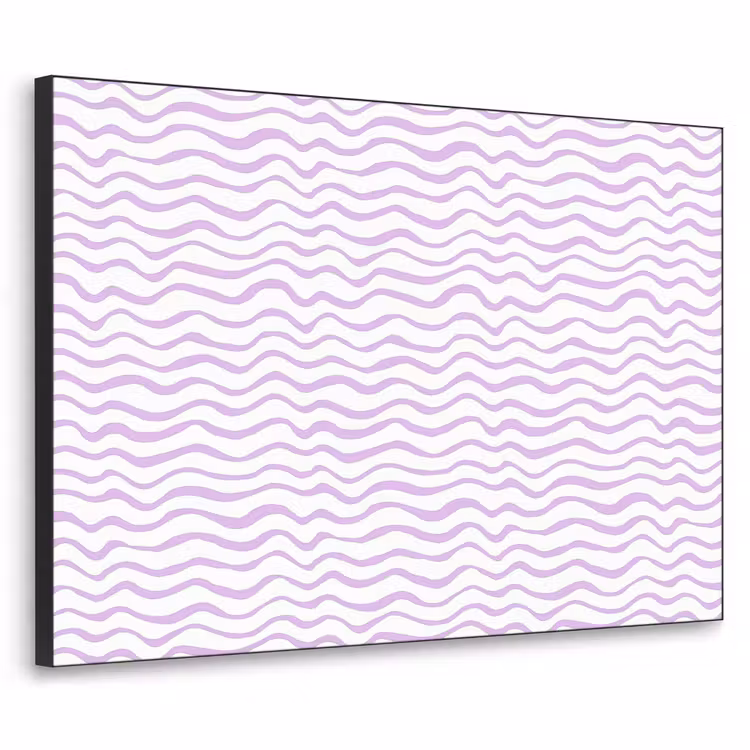 Art Frame - Lila – Geometrisch – Wellen – Linien – Muster — 1