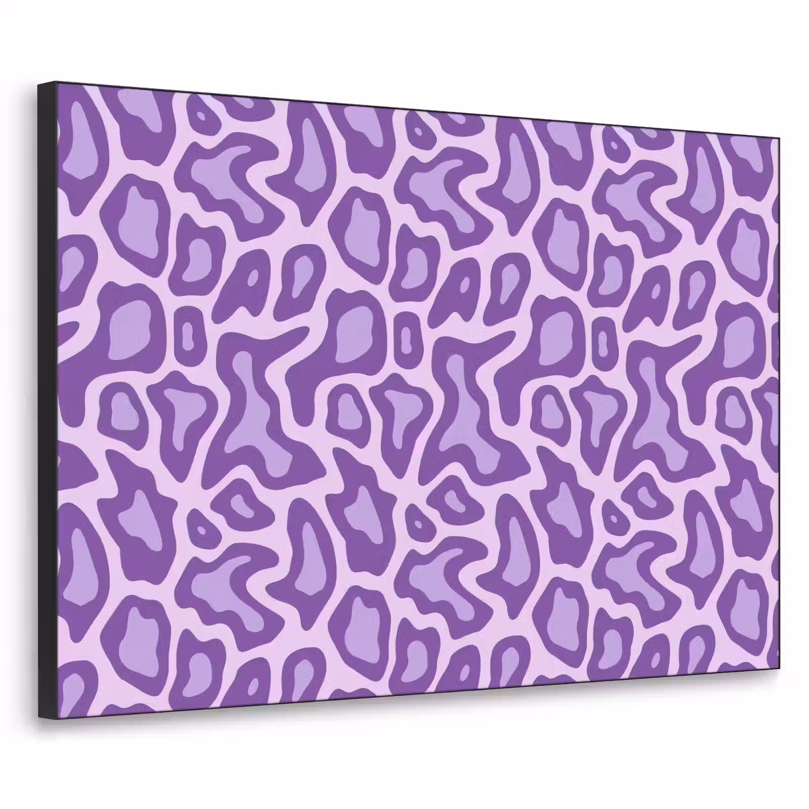 Art Frame - Lila – Abstrakt – Leopard – Flecken – Groovy – Muster — 1