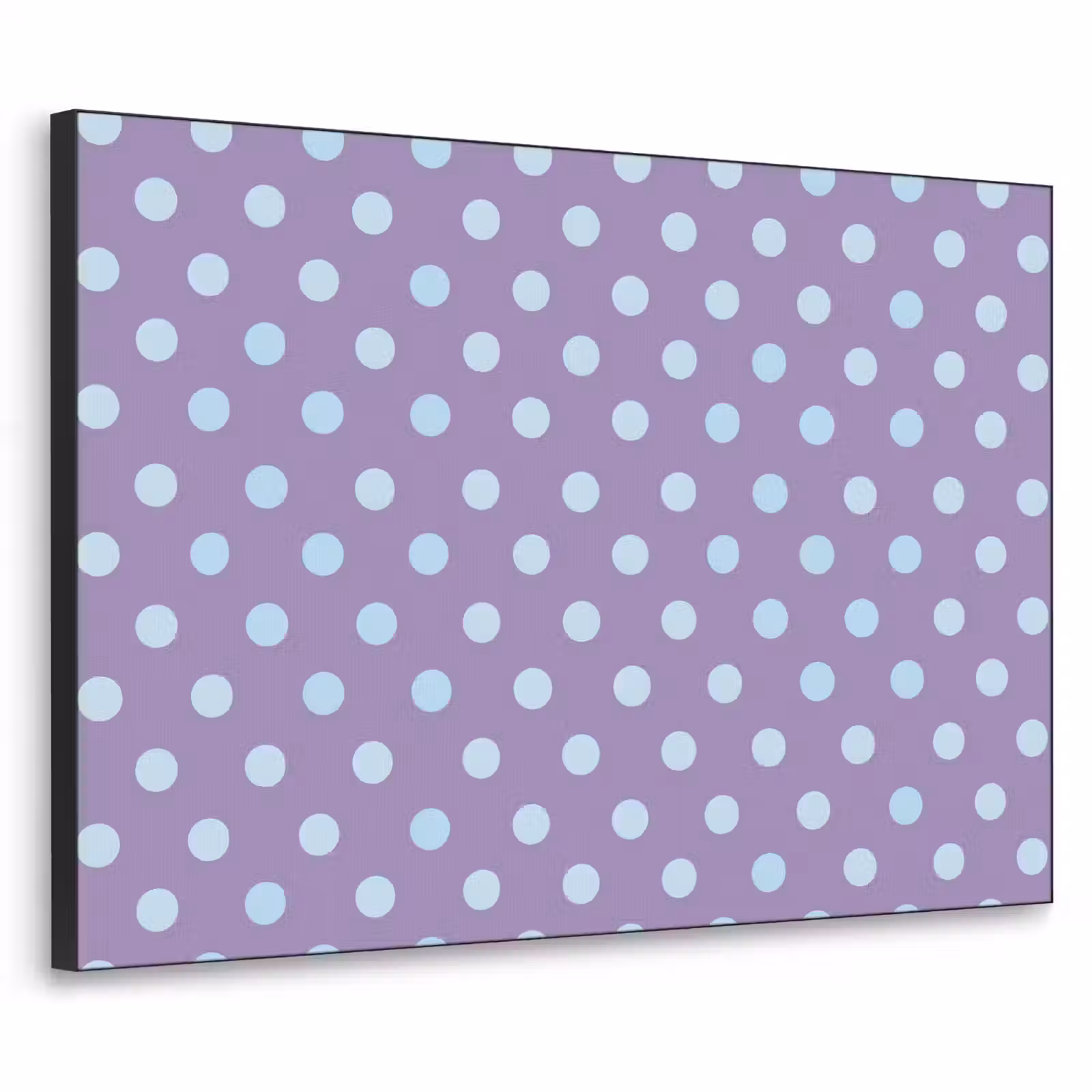Art Frame - Lila – Blau – Geometrisch – Punkte – Polka Dot – Muster — 1