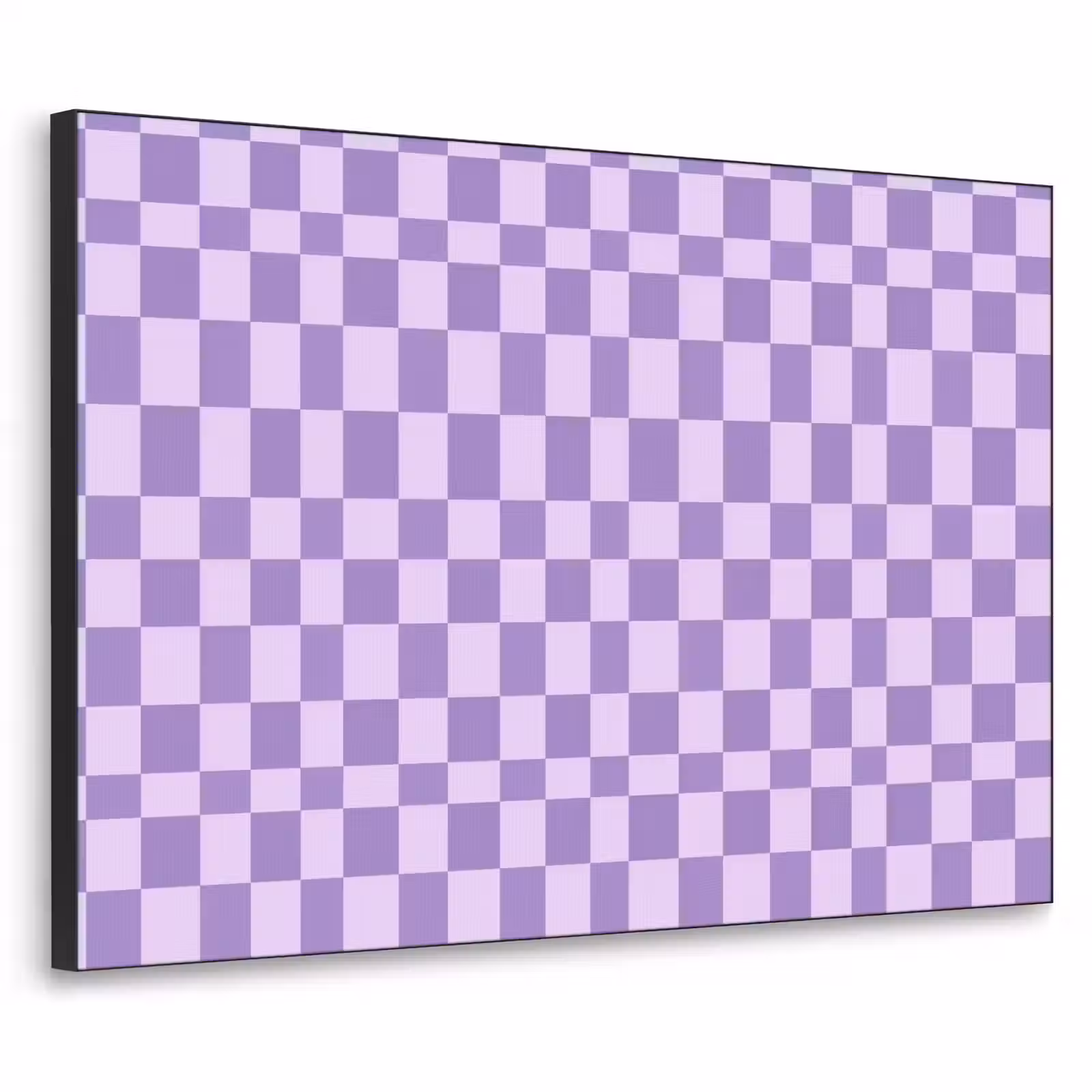 Art Frame - Lila – Geometrisch – Schachbrettmuster – Blöcke – Muster — 1
