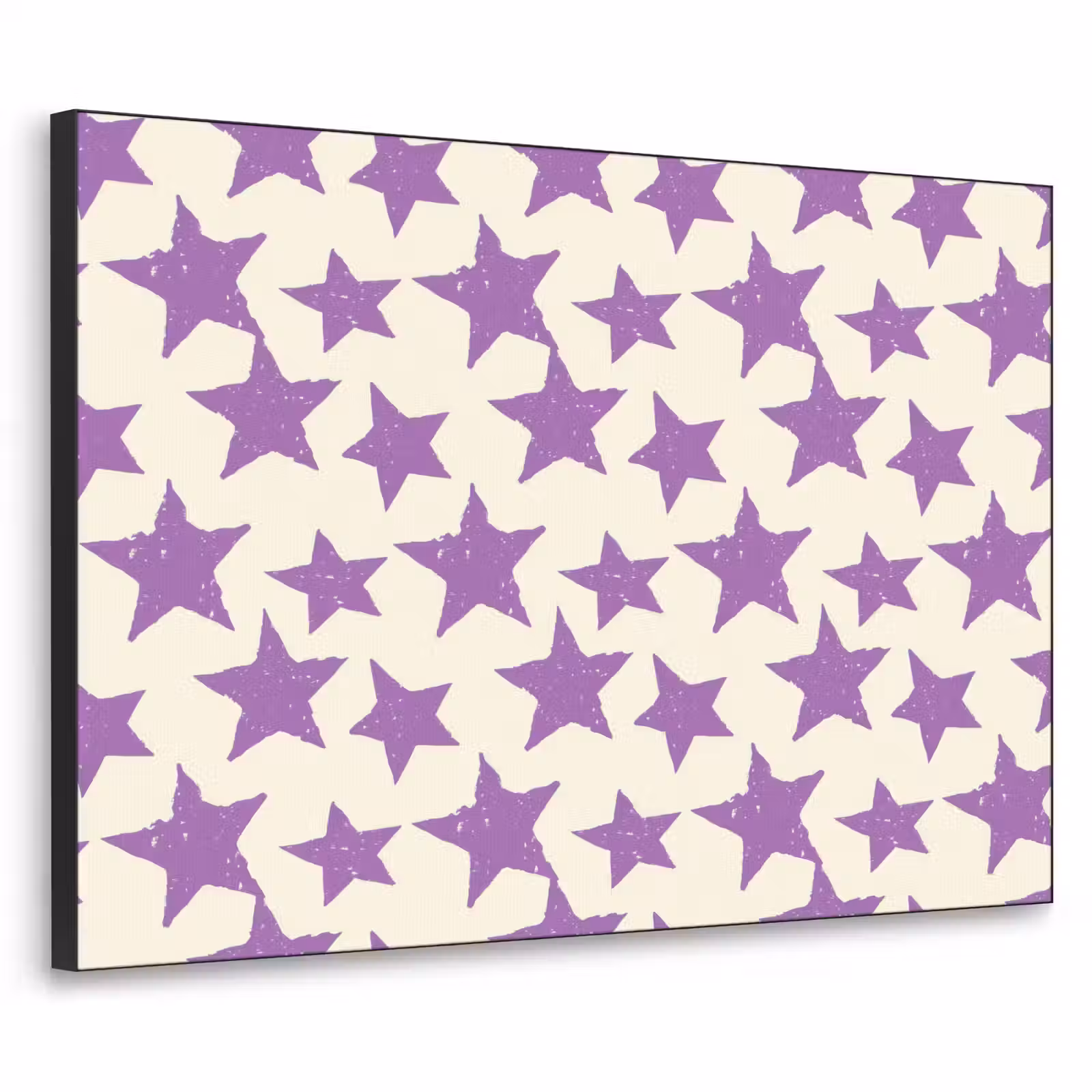 Art Frame - Lila – Geometrisch – Sterne – Stempel – Muster — 1