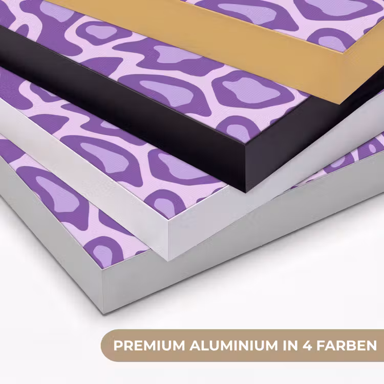 Art Frame - Lila – Abstrakt – Leopard – Flecken – Groovy – Muster — 5