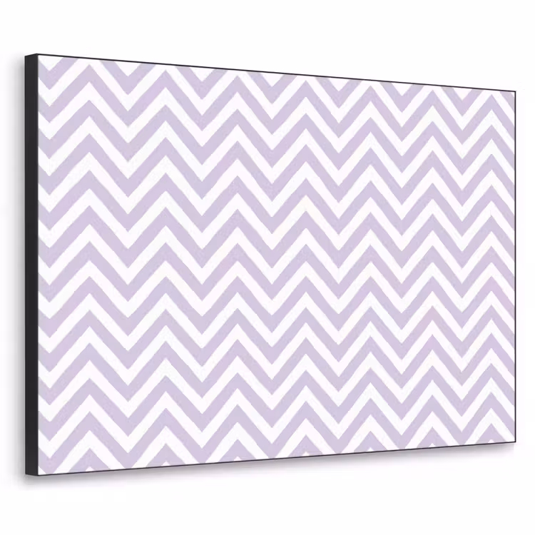 Art Frame - Lila – Geometrisch – Chevron – Zickzack – Muster — 1