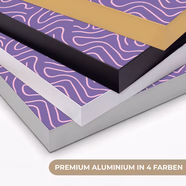 Art Frame - Lila – Rosa – Abstrakt – Linien – Labyrinth – Muster — 5