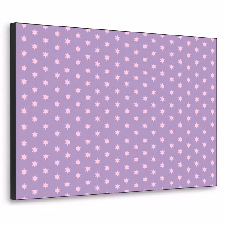 Art Frame - Lila – Rosa – Sterne – Geometrisch – Muster — 1
