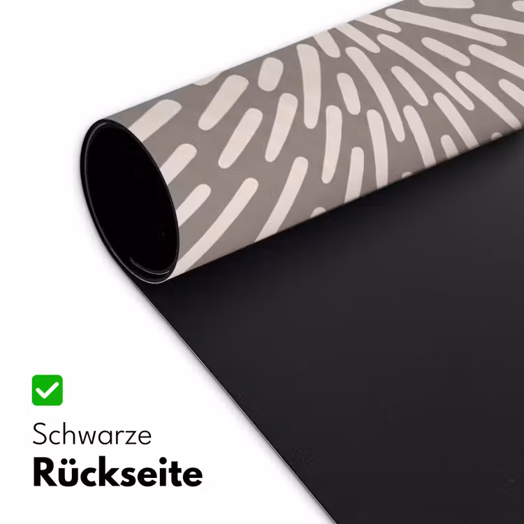 Schreibtischunterlage - Muster – Strahlen – Abstrakt – Modern – Grau — 2