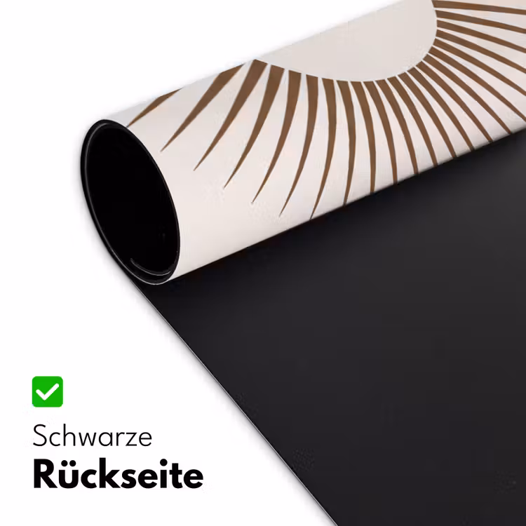 Schreibtischunterlage - Zusammenfassung – Sonne – Symbol – Modern – Beige — 2