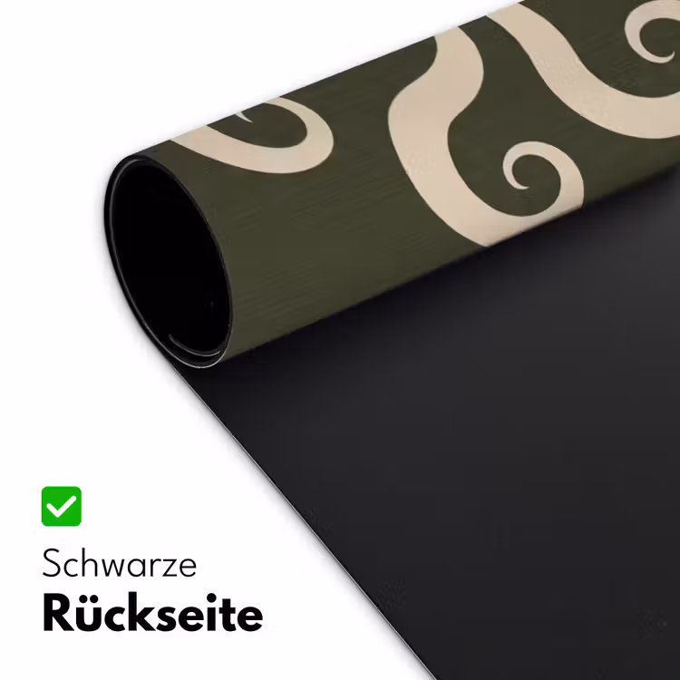 Schreibtischunterlage - Muster – Spirale – Abstrakt – Modern – Grün — 2