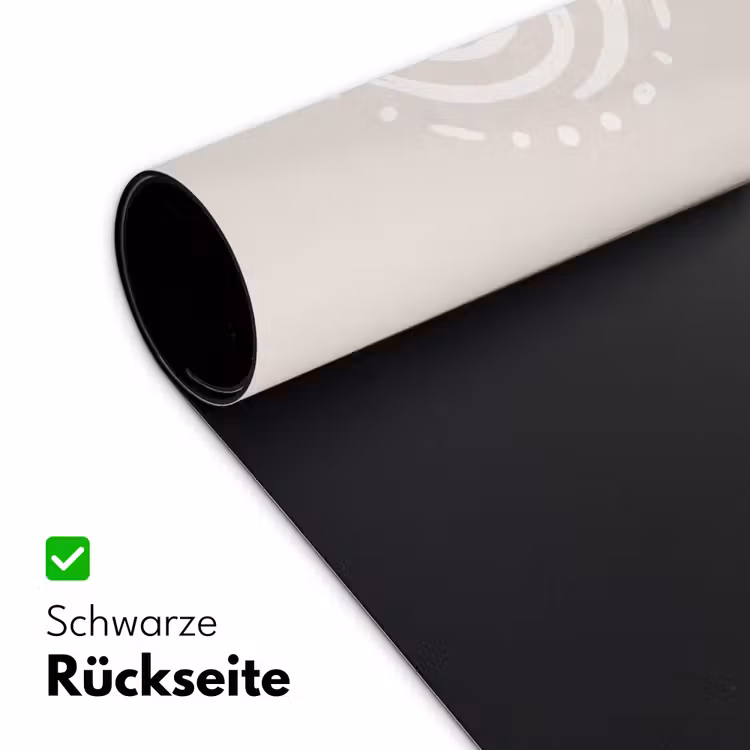 Schreibtischunterlage - Symbol – Spirale – Abstrakt – Minimalistisch – Beige — 2