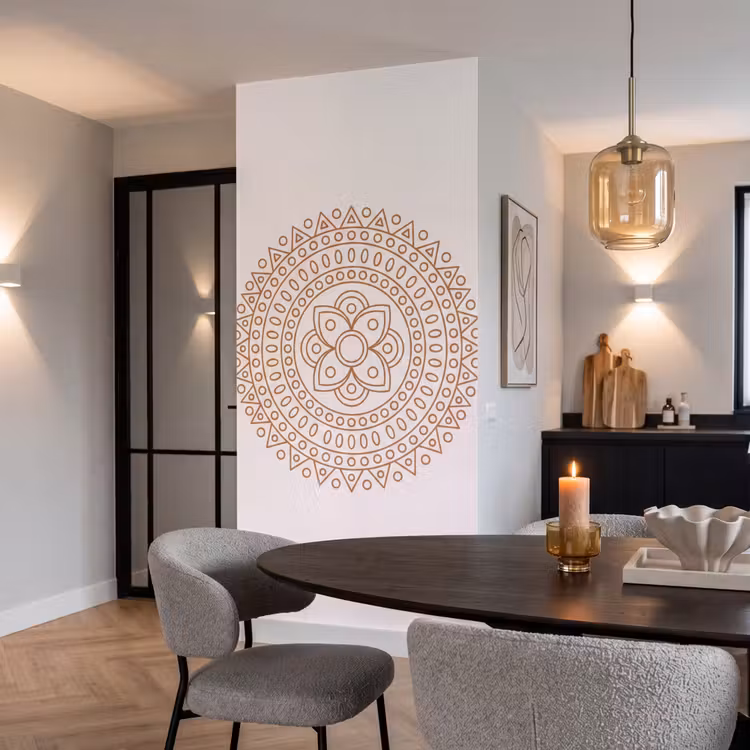 Tapete - Mandala – Geometrisch – Abstrakt – Orientalisch – Braun — 5