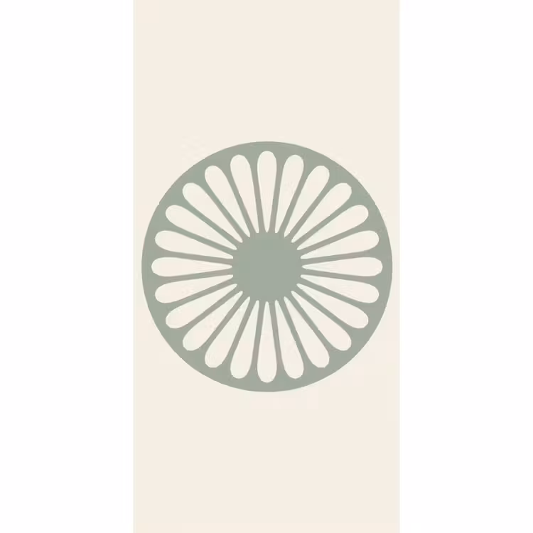 Tapete - Zusammenfassung – Muster – Radial – Modern – Grün — 2
