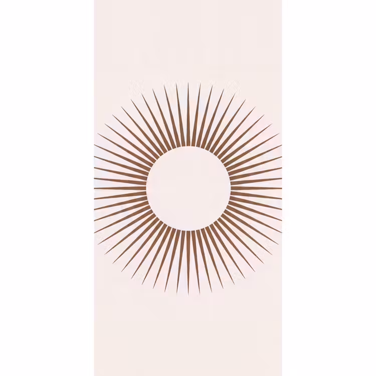 Tapete - Zusammenfassung – Sonne – Symbol – Modern – Beige — 2
