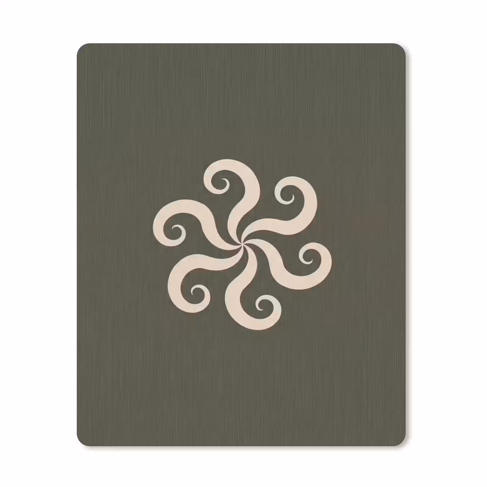 Mauspad - Muster – Spirale – Abstrakt – Modern – Grün — 1