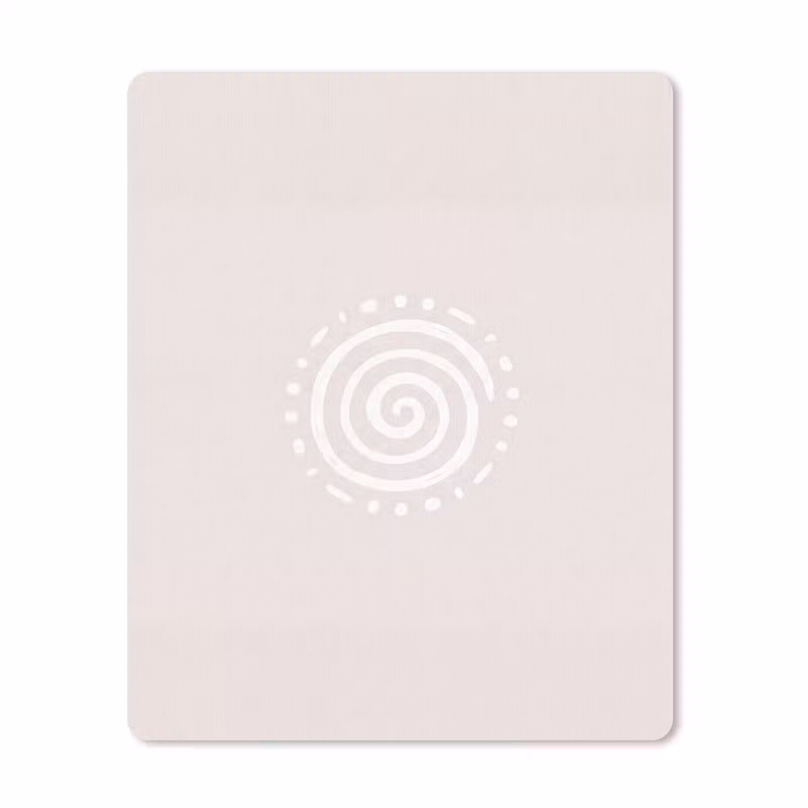 Mauspad - Symbol – Spirale – Abstrakt – Minimalistisch – Beige — 1