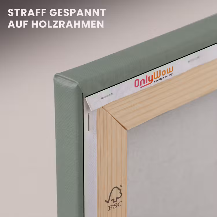 Leinwandbild - Muster – Kreis – Abstrakt – Grün – Dekoration — 5