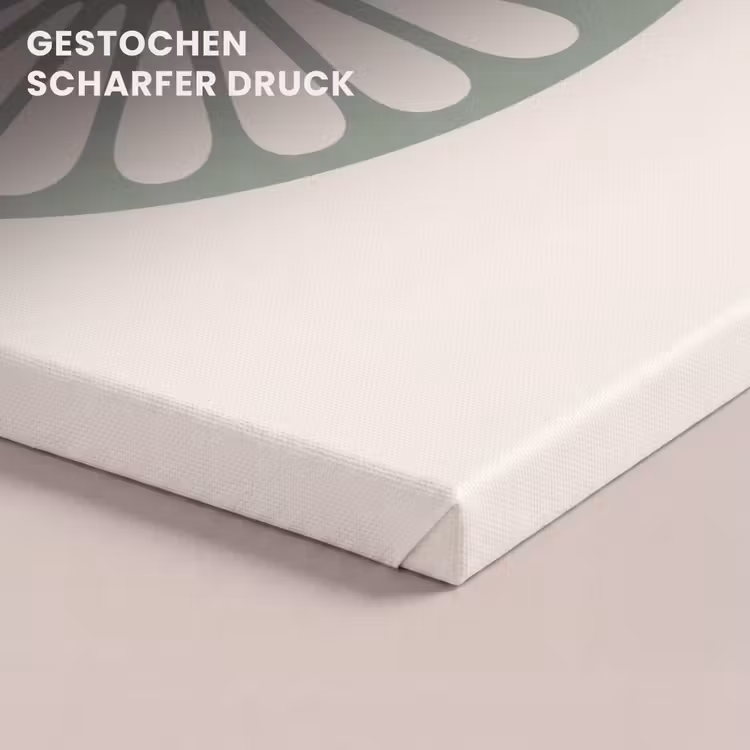 Leinwandbild - Zusammenfassung – Muster – Radial – Modern – Grün — 4