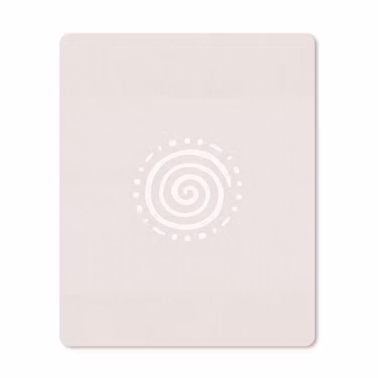 Mauspad - Symbol – Spirale – Abstrakt – Minimalistisch – Beige — 1